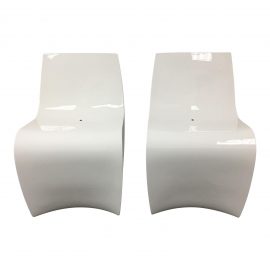 Pair of "Sign" Chairs Designed by Pergorgo Cazzanga for Mdf Italia. Original Price: $1,294.00