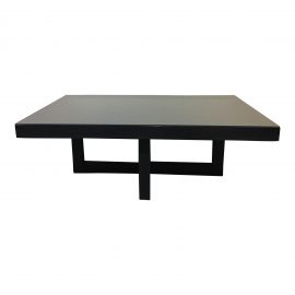 Black Coffee Table With Glass Top