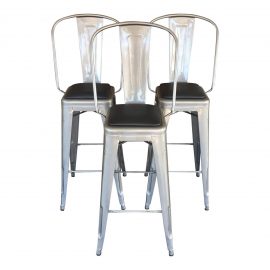 Design Within Reach Tolix Bar Stools - Set of 3. Original Price: $1,245.00