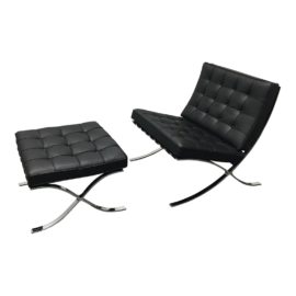 Barcelona Chair With Ottoman. Original Price $8,483.00