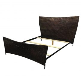 Dakota Jackson Queen Bedframe. Original Price: $6,500.00