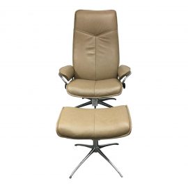 Stressless "City" Reclining Chair & Ottoman Set