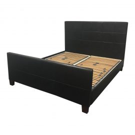 American Leather California King Bed in Chocolate Brown