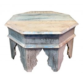 Sunrise Home Custom Wash Octagonal Side Table. Original Price: $1,752.00
