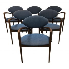 Set of Six Karina Guest Chairs by HBF. Original Price: $10,800.00