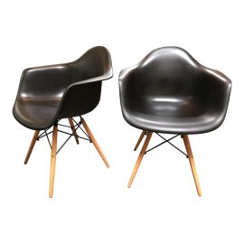 Pair of Eames Style Side Chairs