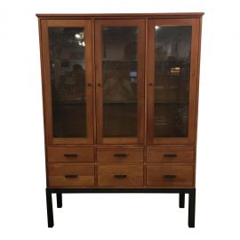Room & Board Glass Front Cabinet