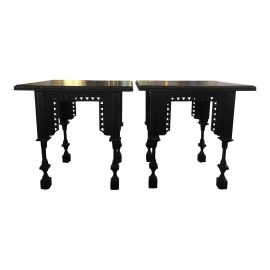 Pair of Gothic Revival Side Tables