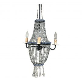 Currey & Co.mpany Crystal Beaded Chandelier