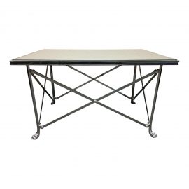 Ralph Lauren Mirrored Campaign Style Cocktail Table. Original Price: $3,250.00