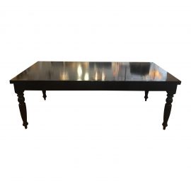Custom - Black Gloss Finish Table