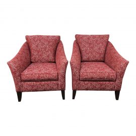 Ethan Allen Gibson Accent Chairs - A Pair