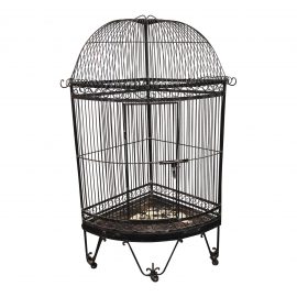 Grand Iron Corner Bird Cage