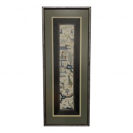 Vintage Framed Chinese Scarf