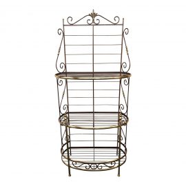 Brass + Iron Bakers Rack