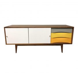 Custom Made Mid-Century Modern Style Credenza