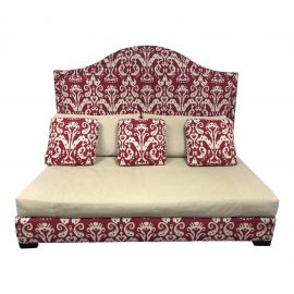 Lee Industries Custom Red Ikat Day Bed
