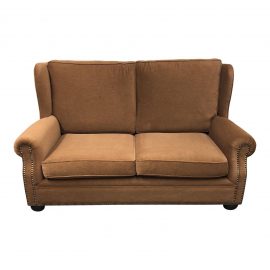 Custom Sofa + F. Schumacher Alpaca Velvet. Original Price: $6,500.00