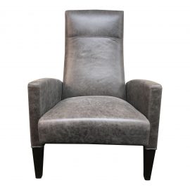 New Thayer Coggin Contemporary Leather Recliner. Original Price: $6,195.00