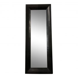 Crate & Barrel Maxx Leather Floor Mirror. Original Price: $700.00