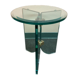 Modern Glass Accent Table