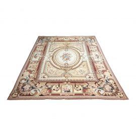 Needlepoint Aubusson Style Area Rug - 7'10" x 11'11"