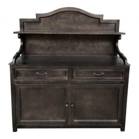 Restoration Hardware Swedish Brasserie Metal Sideboard. Original Price: $3,195.00