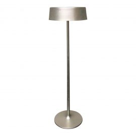 Italian Silver Leaf Floor Lamp