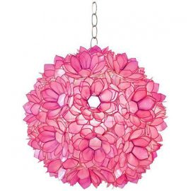 New Worlds Away Venus Pink Capiz Shell Pendant. Original Price:$472.00