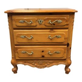 Pine Wood Side Chest of Drawers