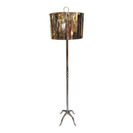 Selezioni Domus Modern Chrome Floor Lamp. Original Price: $5,000