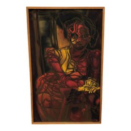 Cubist Syle Original Painting on Canvas