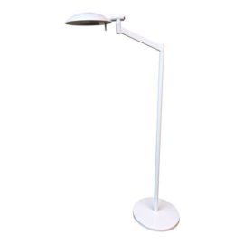Contemporary Robin Sonneman White Metal Floor Lamp