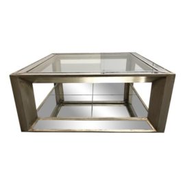 Z Gallerie - Pascal Mirrored Cocktail Table. Original Price: $700.00
