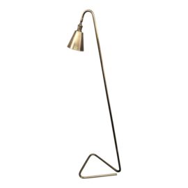 Restoration Hardware Retro Brass Reading Floor Lamp