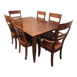 Cherry Dining Table & Chairs Set