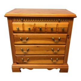 Rustic Knotty Pine Side Chest of Drawers