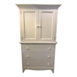 Crate & Barrel Cottage Style High Boy Dresser