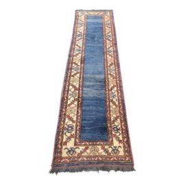 Pakistani Kargahie Hand Woven Runner - 2′6″ × 9′1″