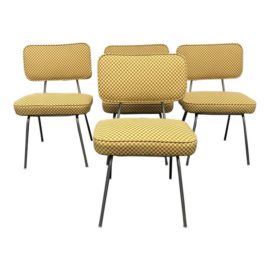 20th Century Americana Yellow Lounge Chairs - Set of 4. Original Price: $2,000.00