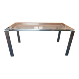 Room & Board Rand Tables in Stainless Steel. Original Price: $799