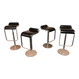 La Palma Lem Piston Stools - Set of 4. Original Price: $3,980.00