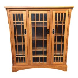 New Honeybee Mission 3 Door Cabinet. Original Price: $2,900