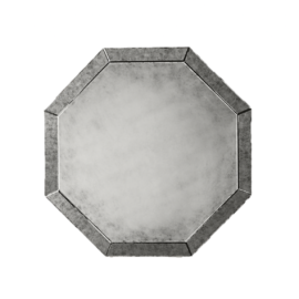 Restoration Hardware Palazzo Antiqued-Glass Octagonal Mirror. Original Price: $949.00