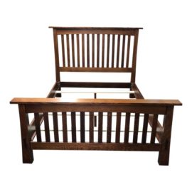 NEW Missions Works Modesto Queen Size Bed Frame. Original Price: $2,100.00