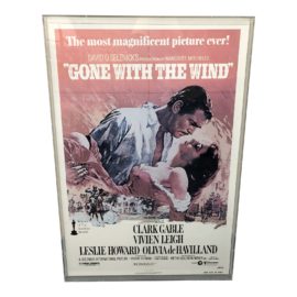 Vintage "Gone With the Wind" Movie Poster