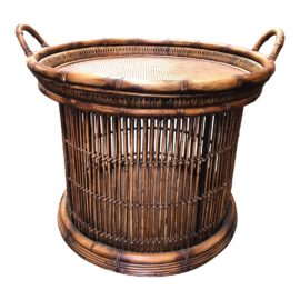 Palacek Mandalay Stick Round Tray Table