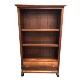 Traditional Capretti Designs One Drawer Bookcase. Original Price: $1,200.00
