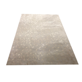 Contemporary Style Hand Knotted Wool and Silk Area Rug - 8′11″ × 6′