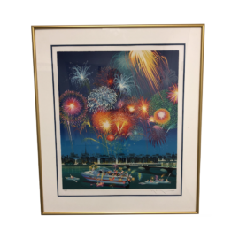 Celebration Serigraph by Hiro Yamagata. Original Price: $6,500.00